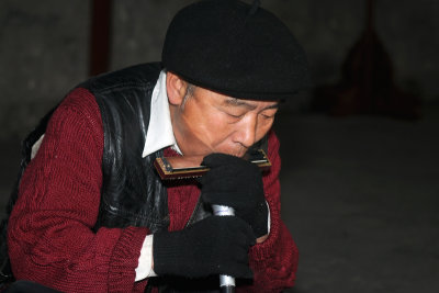 chinese musician at the summerpalace