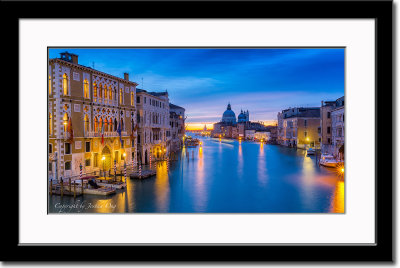 Right Before Sunrise from Ponte Accademia