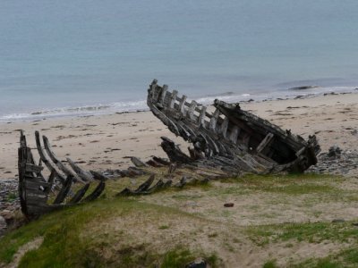 Boat wreck at Talmine