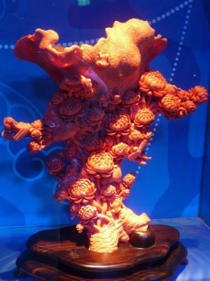 Coral carving