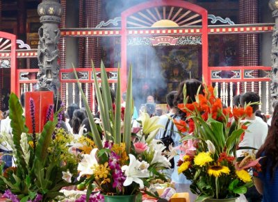 Floral tributes