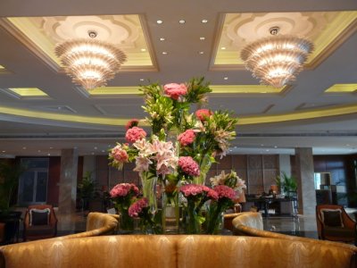 Opulence in the Taj foyeur