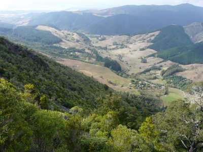 The view from Takaka Hill