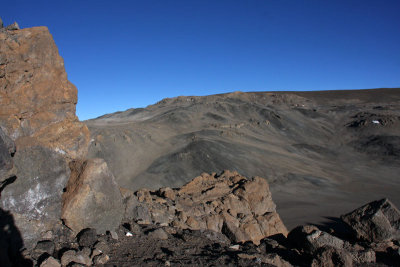 The view from the crater rim