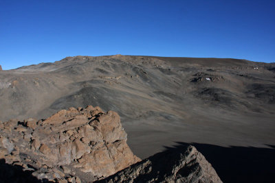 The view from the crater rim