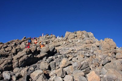 A few meters to get the Gilman's Point