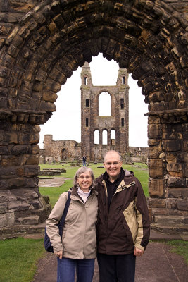 Debbie and Peter. St. Andrews Scotland