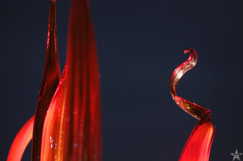 Glass Ribbons to the Sky