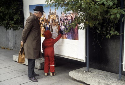 Poster showing peoples of the Soviet Union, Moscow, 1983