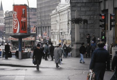 Tverskaya Street, near Central Telegraph, Moscow, c. 2000