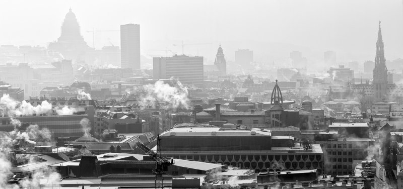 Brussels on a winter morning