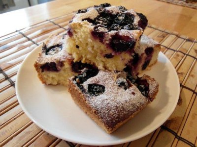  blueberry and coconut cake with hint of lime