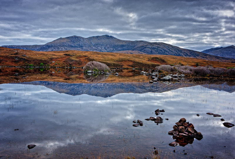 reflection at loch druidibeag