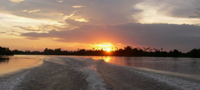 Sunset on Saigon River