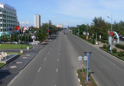 Lack of Traffic in Vung Tau, 130 kilometres east of HCMC