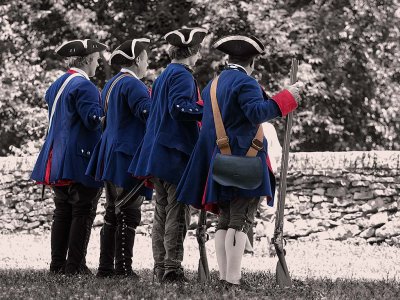 Soldiers in Blue