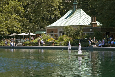 Model Boathouse on a  Sunday Morning