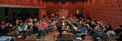 Øving med TOF og Balsfj.musikkorps.okt. 2012
