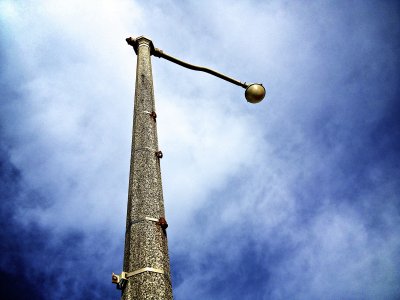 Spreckled Light Pole