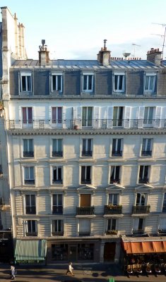 View from hotel, Latin Quarter, Paris