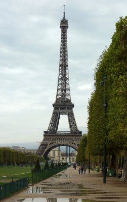 Tour Eiffel seen from the Champs de Mars, Paris