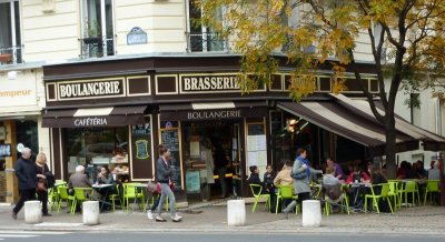 Boulangerie down the block from Hotel Atmospheres, Latin Quarter, Paris