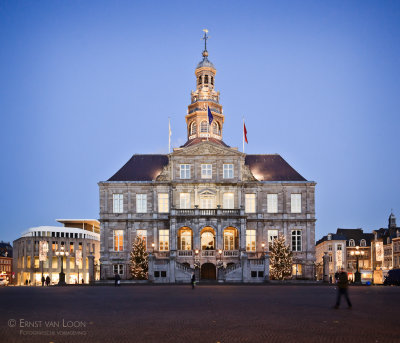 Stadhuis in kerstsfeer