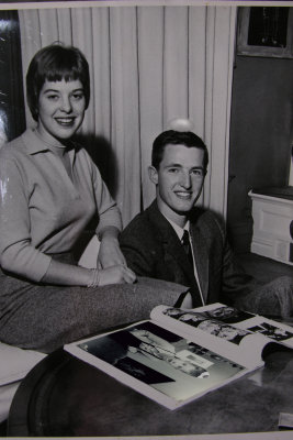 Rick courting first wife-to-be Kathy.  (c. 1958)
