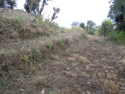 The two terraces at the westernmost edge of plot