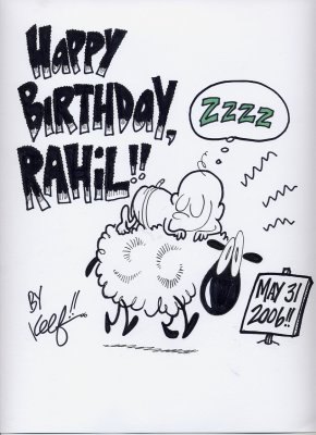 Birthday card for Rahil (2006)