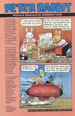 Peter Rabbit 1990 back cover