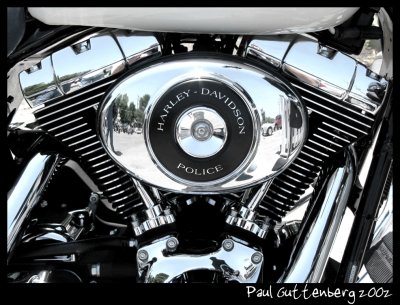 Harley Davidson Police Engine
