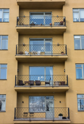 Balconies on Norr Mälarstrand