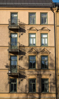 Balconies on Hantverkargatan