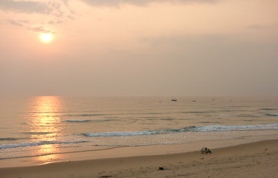 Beach at sunrise
