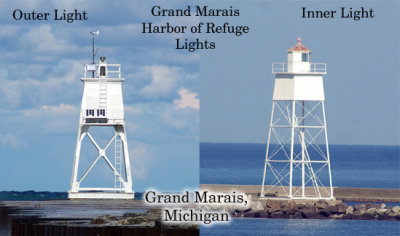 Grand Marais Michigan Range Lights