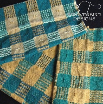Lace towels, washed