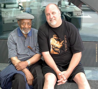 ROBERT LOCKWOOD AND KURT SWANSON @ ROCK AND ROLL HALL OF FAME