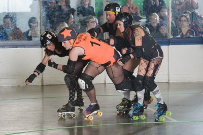 Rated PG Rollergirls vs Gold Pain City
