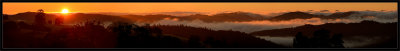 Sunrise & Clouds Over Blue Ridge