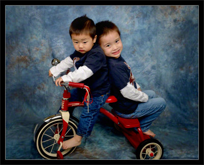 Brothers on a Bike