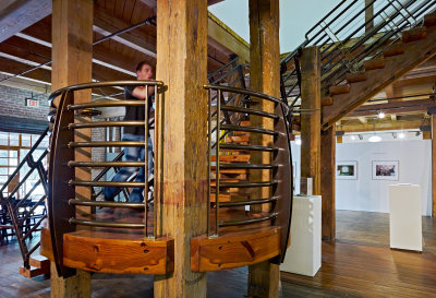 FotoFest HQ Biennial stairs
