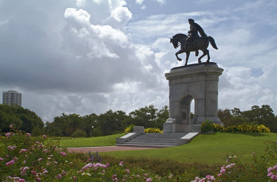 Sam Houston statue Hermann Park 01