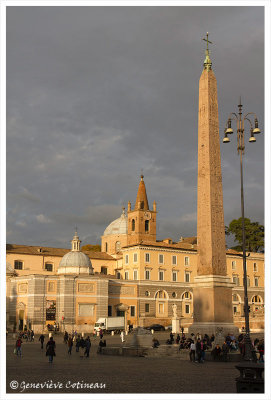 L'Obelisco Flaminio, Piazza del Popolo