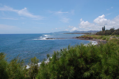 East shore coastline