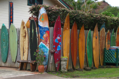 Colorful fence