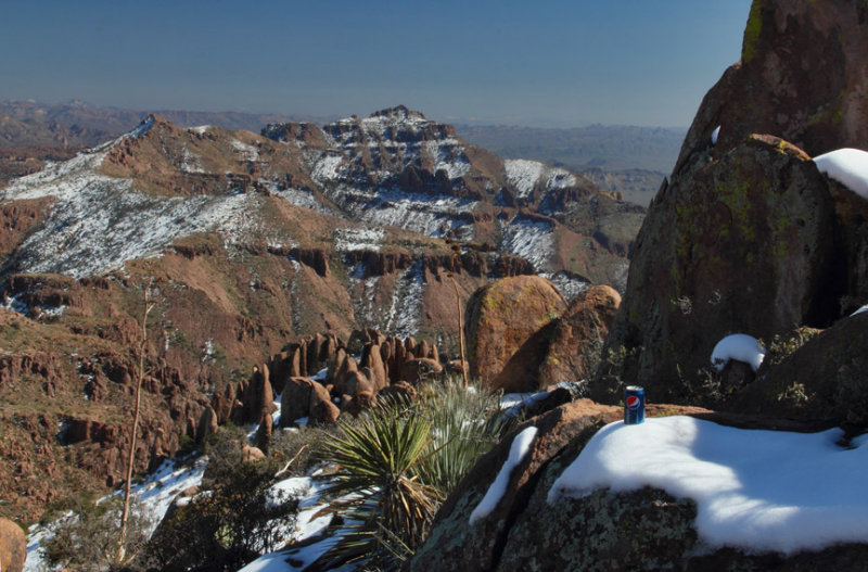 Peak 5057 after a snowfall