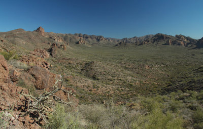 East towards Barkley basin