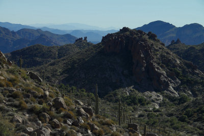 Southeast view from a high point on Bluff Springs trail