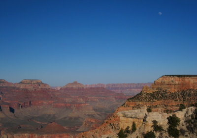 Canyon with Moon